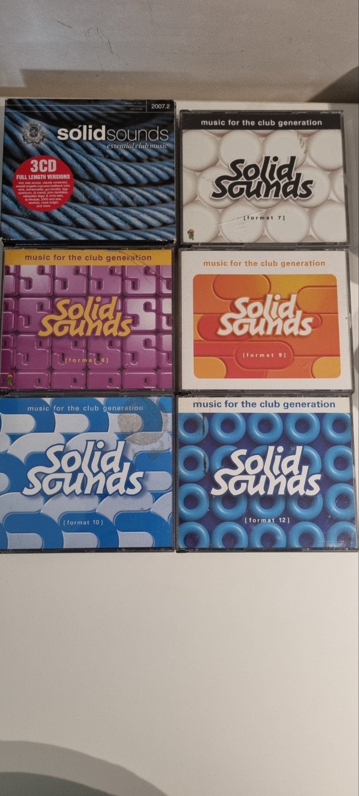 cd solidsounds format 7,8,9.10,12 en 2007.2, CD & DVD, CD | Dance & House, Enlèvement ou Envoi, Utilisé, Dance, Album