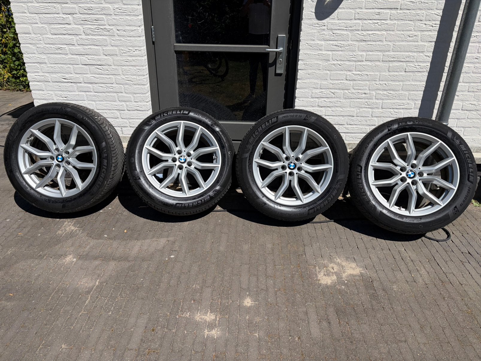 BMW X5 G05 X6 G06 19 inch winterbanden 734 velgen 5x 112, 265 mm, Banden en Velgen, Winterbanden, Ophalen