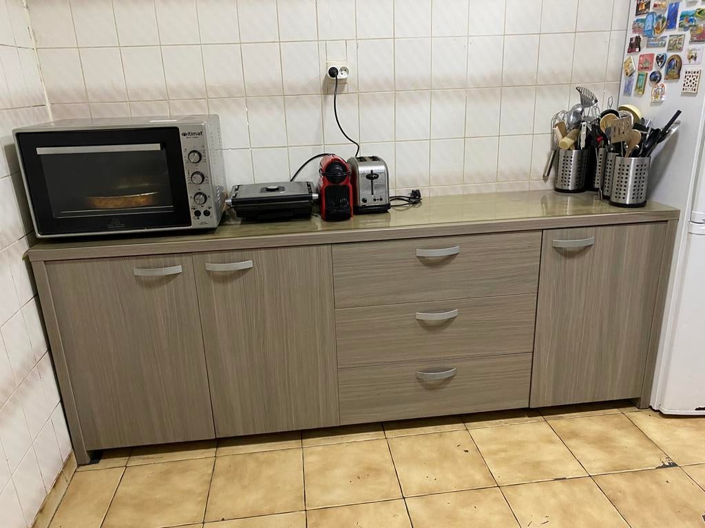 Buffet de cuisine, Maison & Meubles, Cuisine | Cuisines complètes, Enlèvement, Comme neuf, Bois