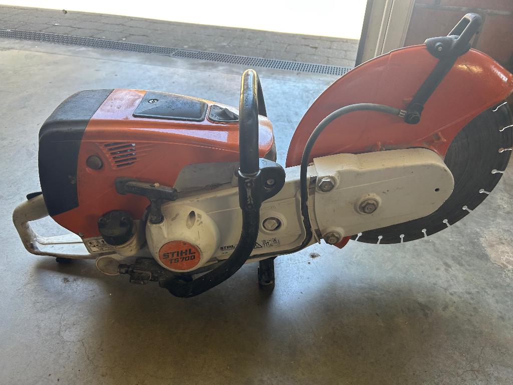 Stihl doorslijper, Ophalen, Gebruikt