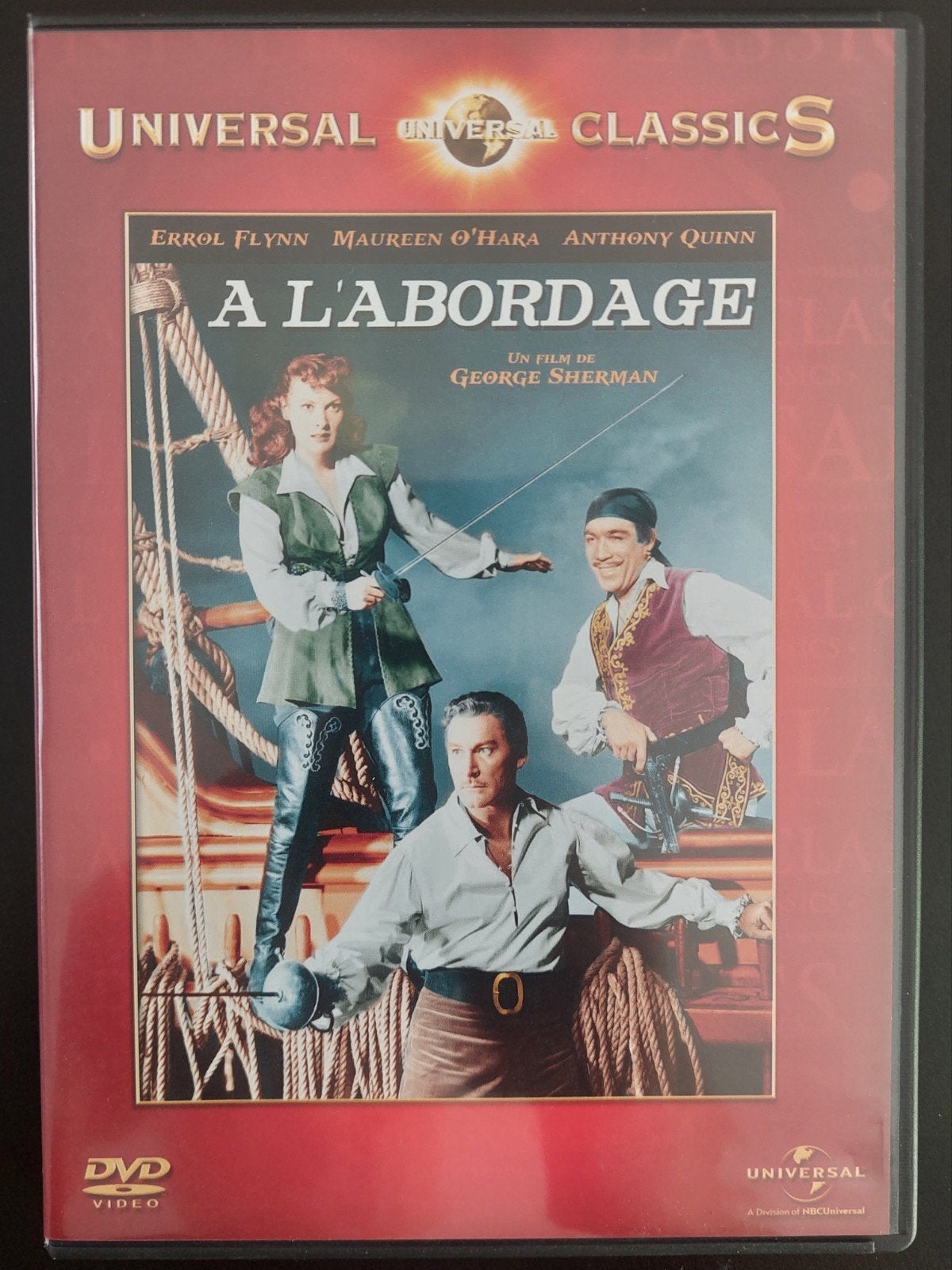 Dvd Boarding (Errol Flynn, Anthony Quinn,...), Ophalen of Verzenden
