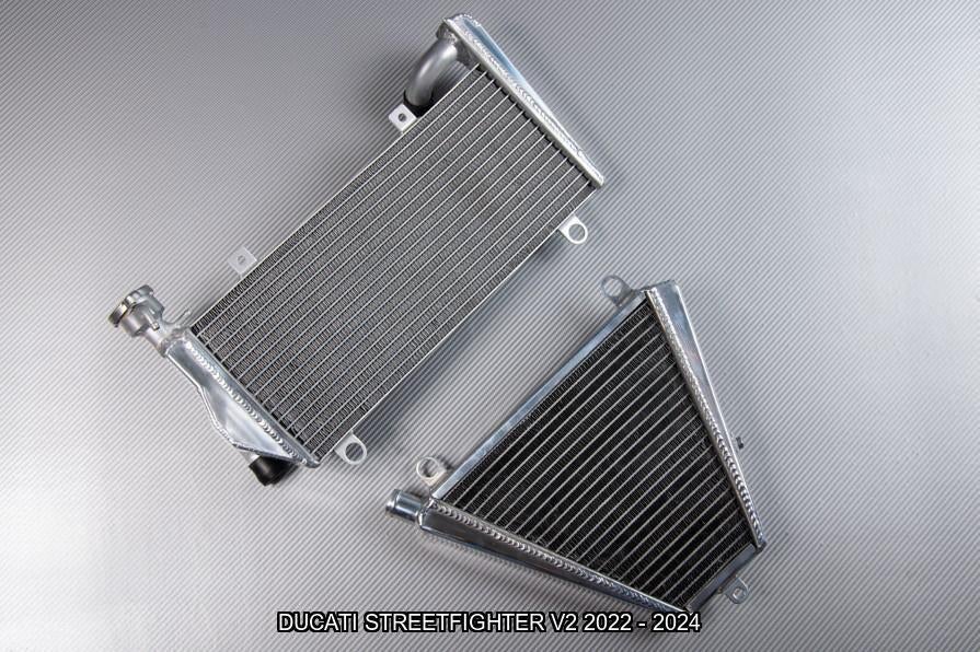 Radiateur radiatoren AVDB DUCATI STREETFIGHTER V2 2022 2024, Motoren, Ophalen of Verzenden, Nieuw