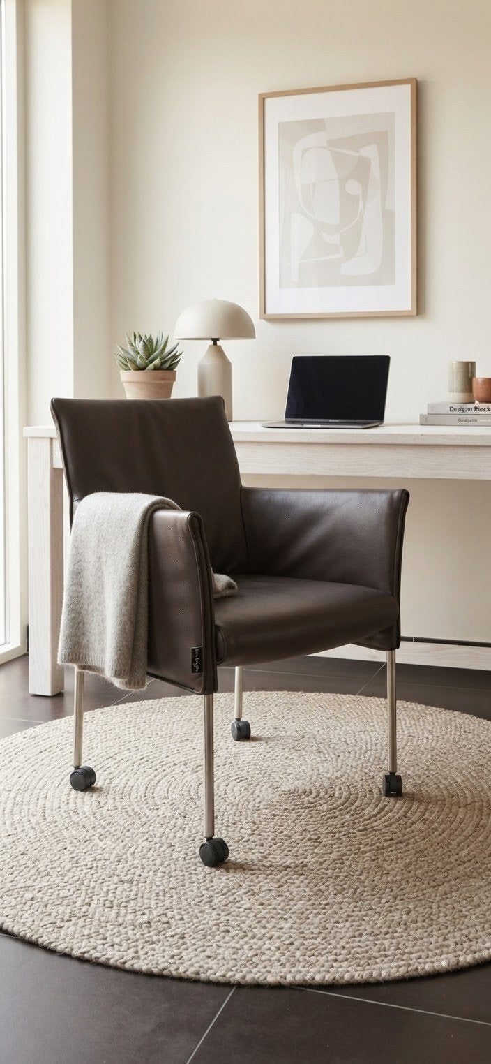 6 Armstoelen KING METAL van Jan Neggers, Maison & Meubles, Chaises, Comme neuf, Brun, Enlèvement, Cinq, Six Chaises ou plus
