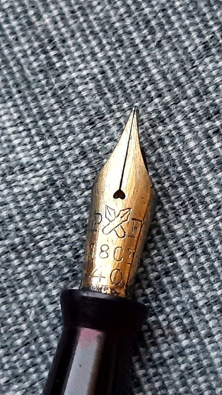 stylo plume or 18k, Collections, Enlèvement ou Envoi, Stylo