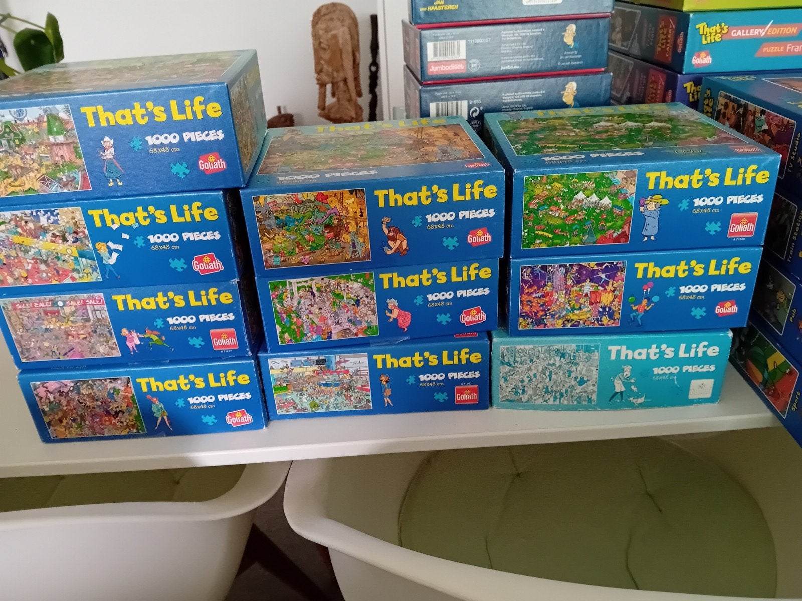 That's Life puzzels 1000stuks, Hobby en Vrije tijd, Ophalen, 500 t/m 1500 stukjes, Zo goed als nieuw, Legpuzzel