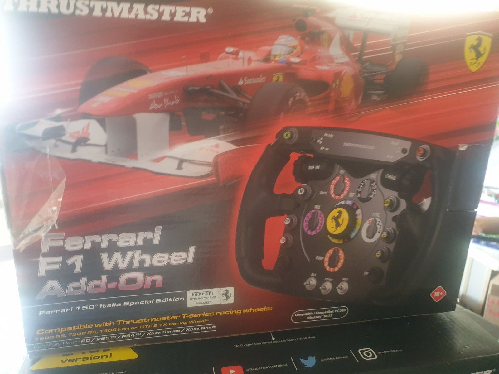 ferrarie stuur f1, Games en Spelcomputers, Ophalen, Zo goed als nieuw