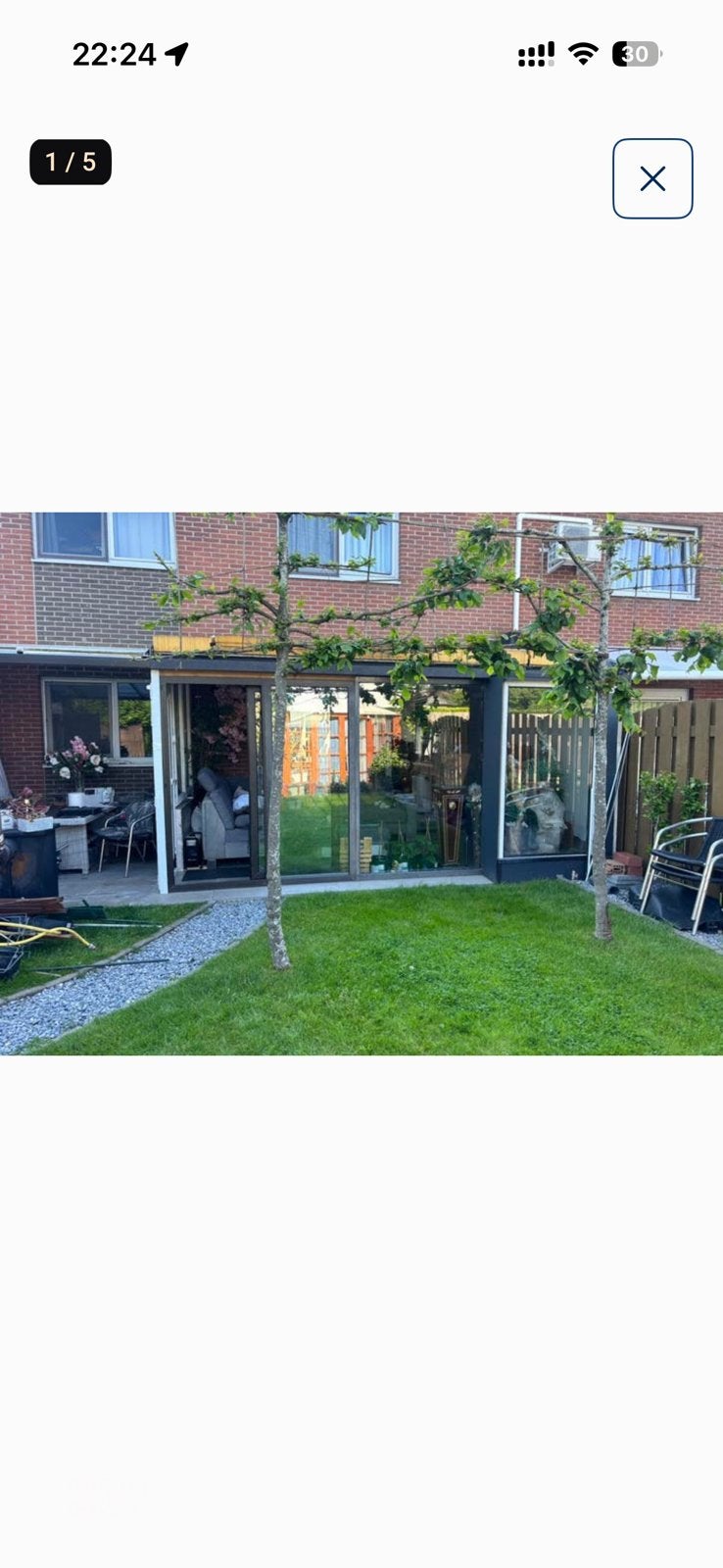 veranda gratis 5.5x 3 meter, Tuin en Terras, Overkappingen, Ophalen, Zo goed als nieuw