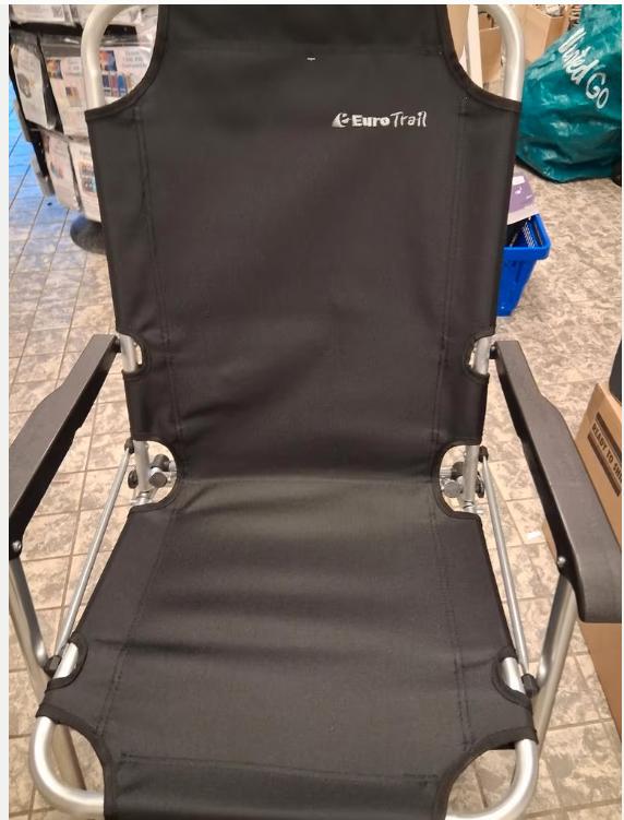 Chaise pliante Euro Trail, compacte et confortable, Enlèvement ou Envoi, Neuf