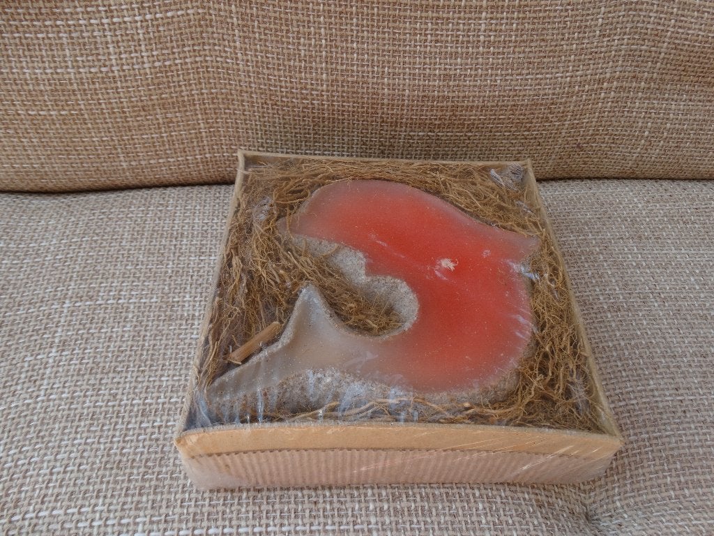 Tuinkaars dolfijn, Ophalen, Nieuw, Rood, Kaars