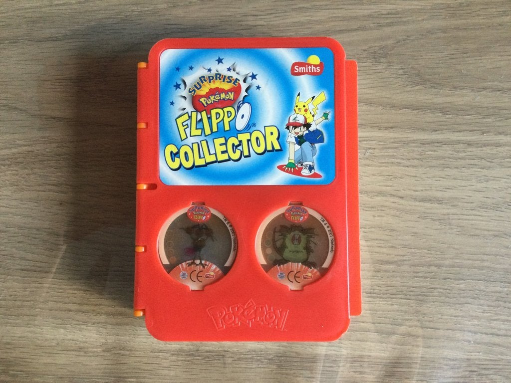 Surprise Pokémon Flippo Collector Smiths, vintage jaar 2001, Collections, Enlèvement, Collection, Avec classeur(s) de collection