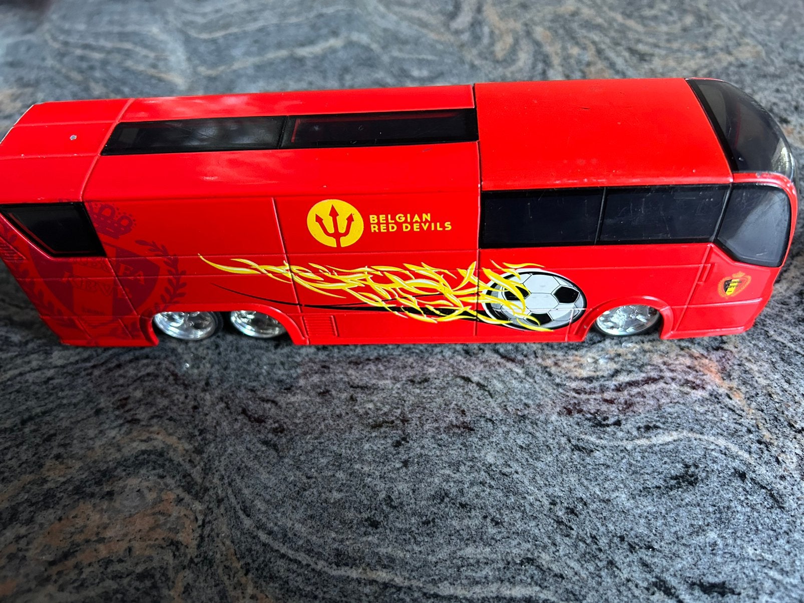 Bus belgische rode duivels / Red Devils, Enlèvement ou Envoi, Comme neuf