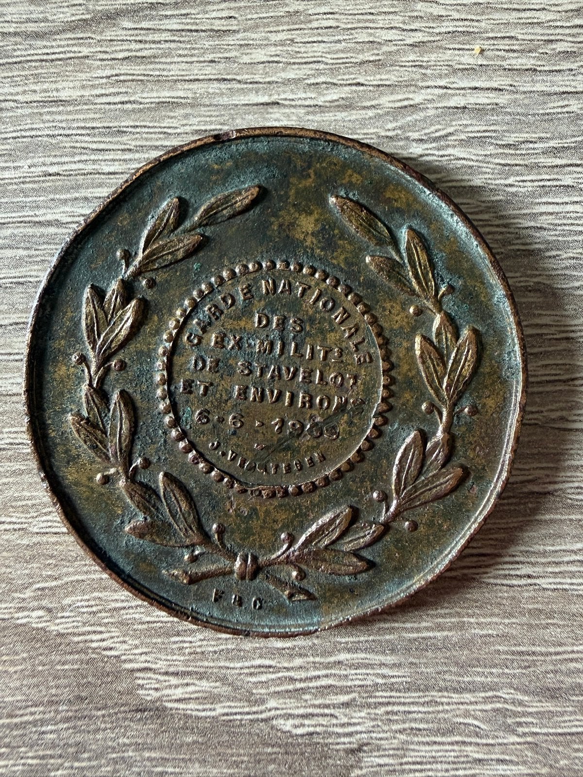 Oude herdenkinsmunt Leopold 2 Ex Militairen, Enlèvement ou Envoi