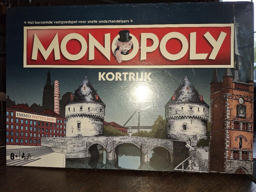 MONOPOLY KORTRIJK gloednieuw verzegeld, Hobby en Vrije tijd, Gezelschapsspellen | Bordspellen, Vijf spelers of meer, Ophalen of Verzenden