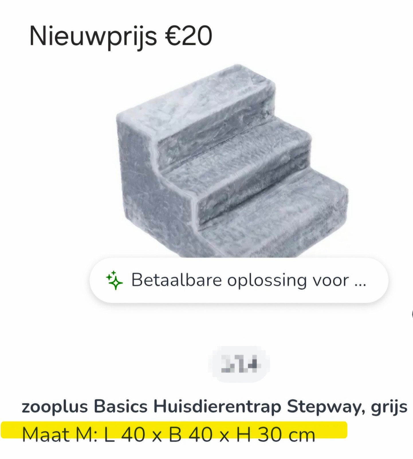 Hondentrapje, Dieren en Toebehoren, Ophalen, Gebruikt