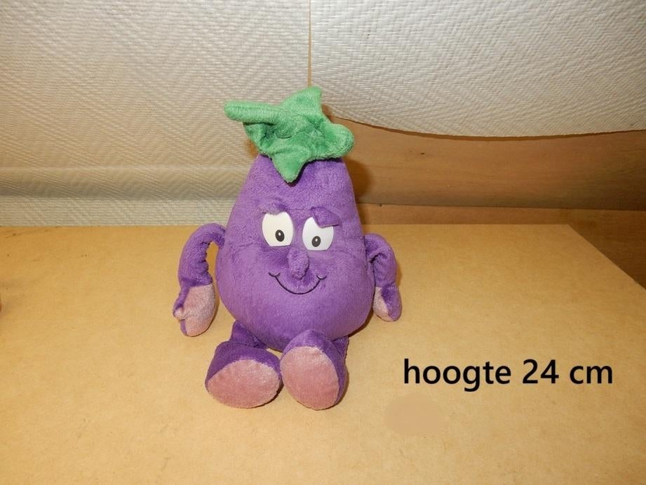 nr.4 - Lot knuffels: fruit en groenten (Delhaize), Ophalen of Verzenden, Zo goed als nieuw, Wasbaar