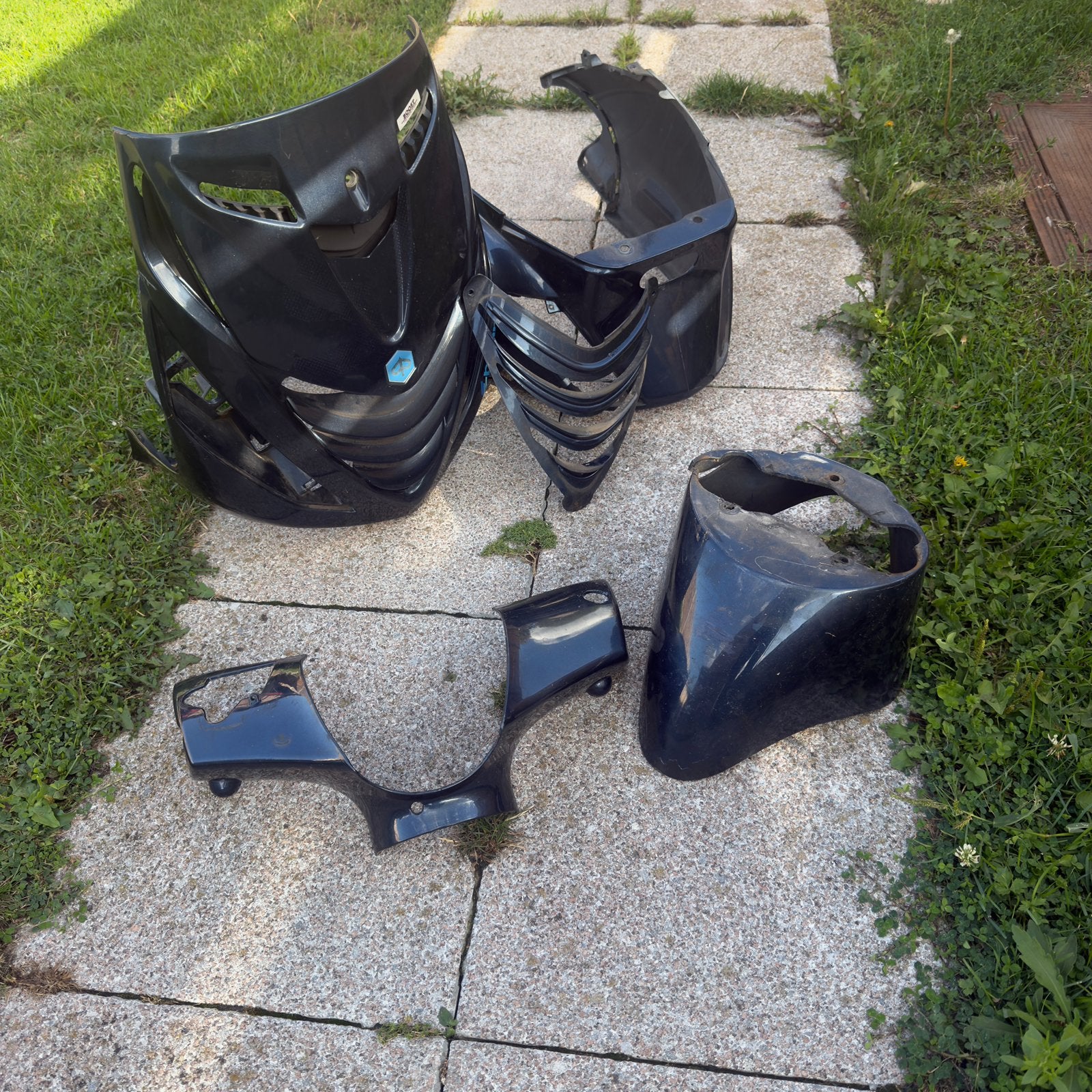 Piaggio zip SP kappen donker blauw, Fietsen en Brommers, Ophalen, Gebruikt
