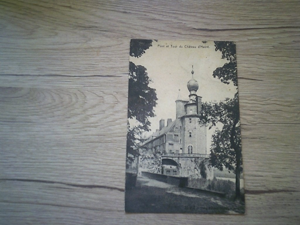 HAVRE: Pont et Tour du Château, Enlèvement ou Envoi, Avant 1920, Affranchie, Hainaut