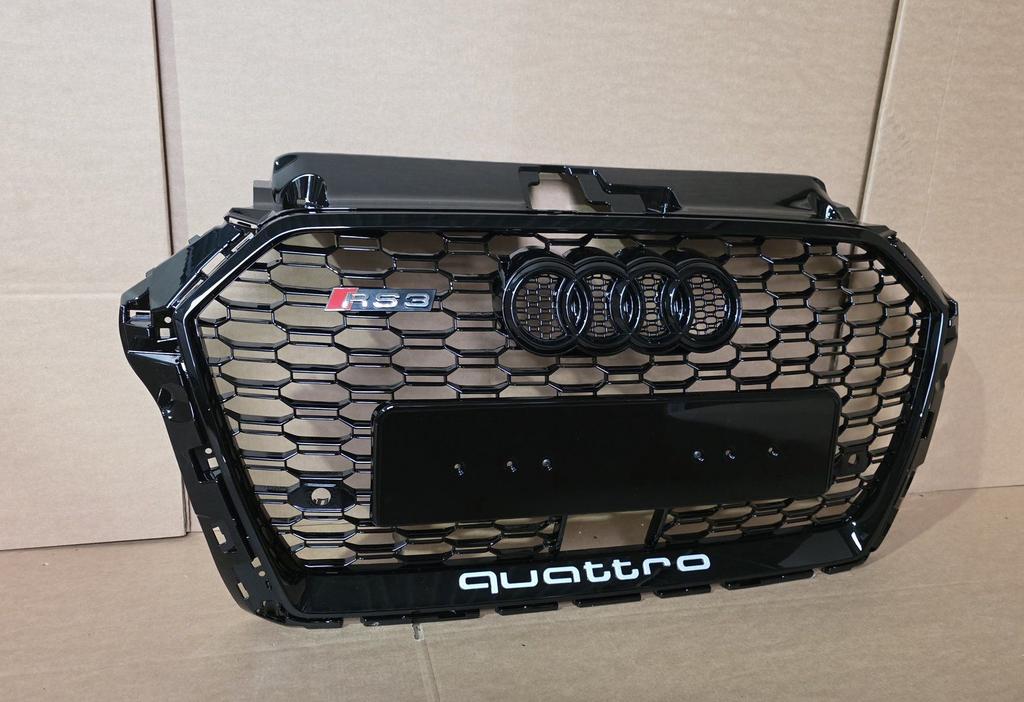 Grill AUDI A3 8V GRILLE RS3 LOOK ACC FACELIFT bj.2017-2021, Auto-onderdelen, -, Nieuw, Ophalen of Verzenden, -