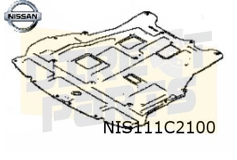 Nissan X-trail (9/14-9/22) (T32) Motorafdekplaat onderzijde, -, Verzenden, -, Nieuw