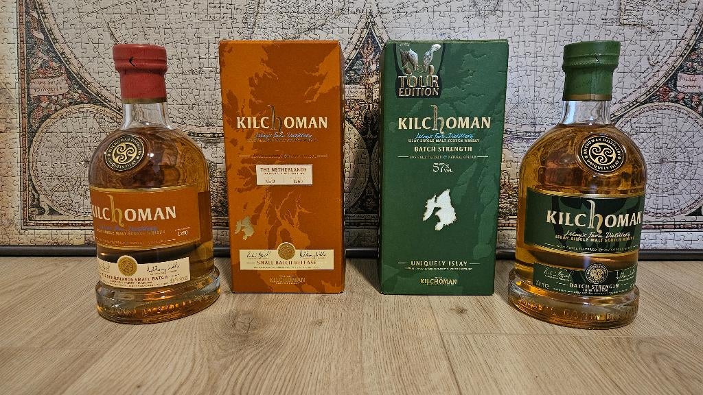 2x Kilchoman Limited Editions, Verzamelen, Ophalen, Zo goed als nieuw