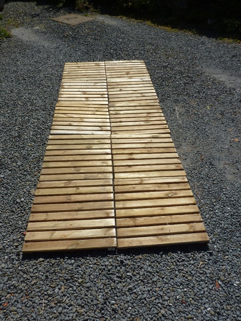 Dalles de terrasse en bois 50 cm x 50 cm ( 10), Enlèvement, Neuf, Bois
