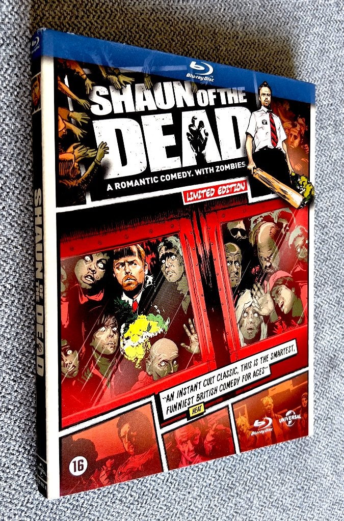 SHAUN OF THE DEAD // Comic Book Édit."LIMITÉE" // Comme Neuf, Avec suppléments, Enlèvement ou Envoi, Horreur, Film