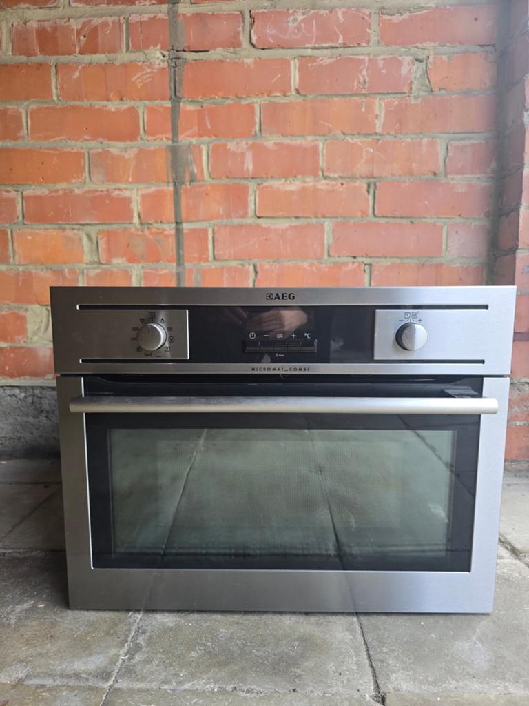 Aeg combi inbouw oven, Elektronische apparatuur, Ovens, Ophalen of Verzenden, Hete lucht, AEG, Combi-oven