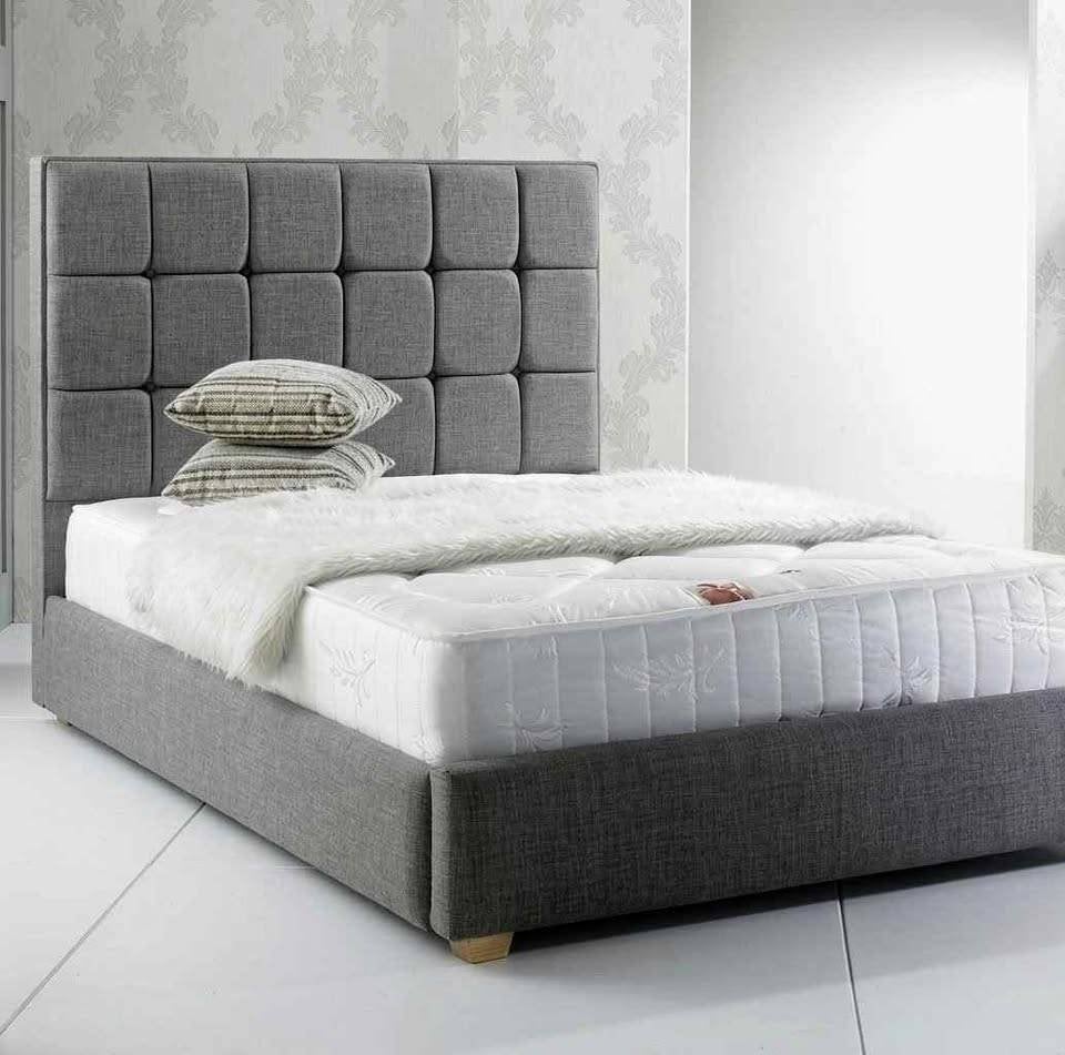 Nieuw modern bed met matras, Verzenden, Nieuw, Tweepersoons, Overige kleuren