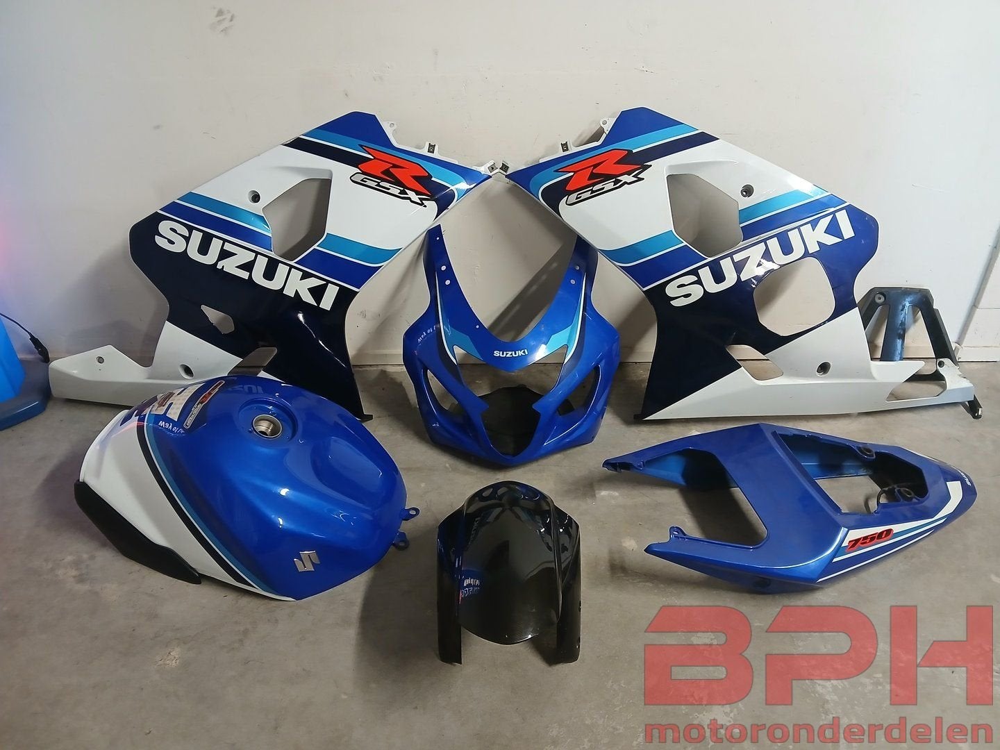 Kappenset + tank Suzuki 20th anniversary GSX-R 600 750 K4 -, Ophalen, Gebruikt, -, -
