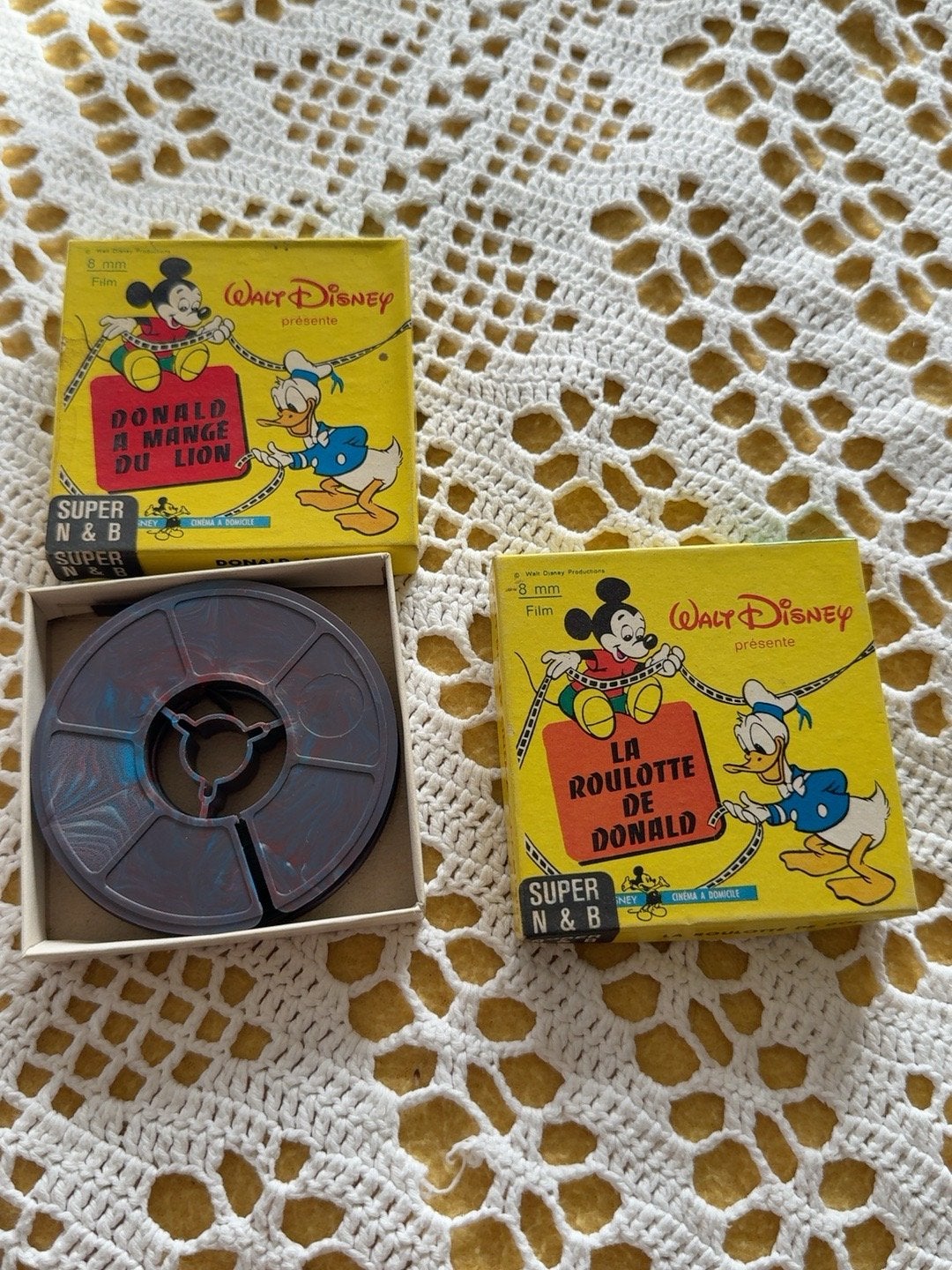 2 films anciens Walt Disney 8 mm –Donald –Vintage collection, TV, Hi-fi & Vidéo, Bobines de film, Enlèvement, Film 8 mm