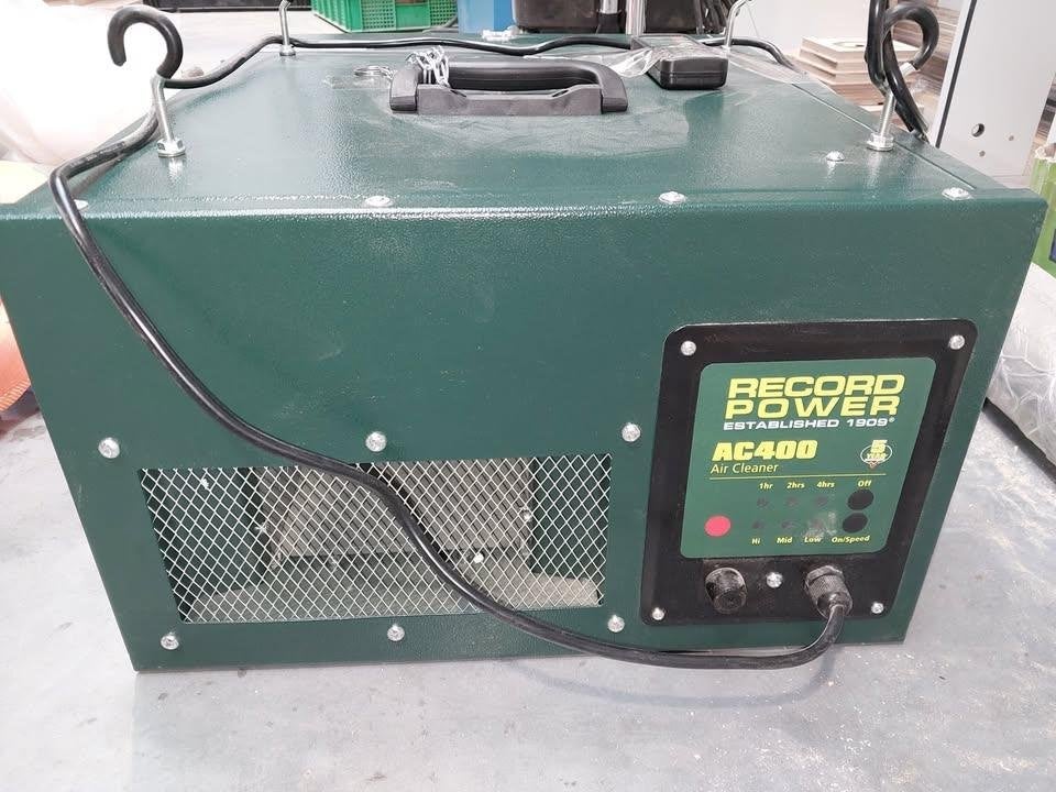Record Power - AC400 Luchtfilter, Doe-het-zelf en Bouw, Ophalen, Zo goed als nieuw
