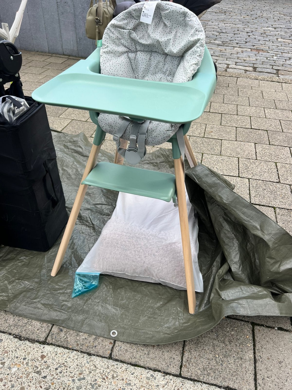 Stokke clikk eetstoel, Ophalen, Zo goed als nieuw, Overige typen, Aanschuifbaar