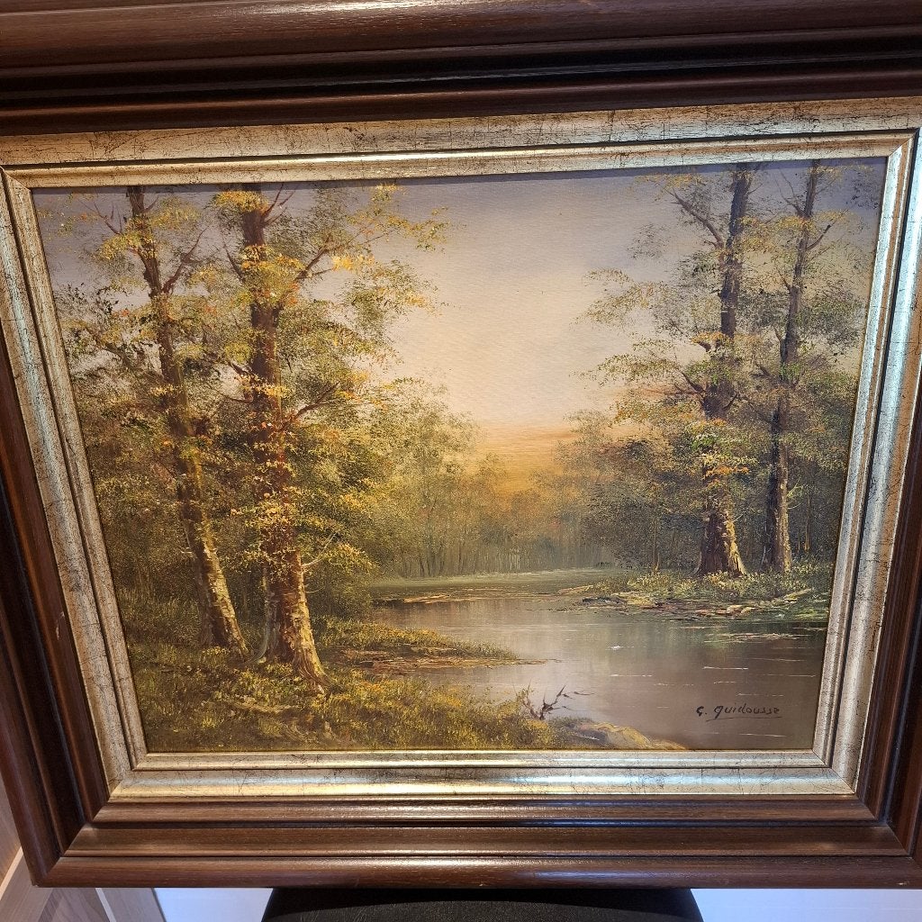Olieverfschilderij van Gaston Quidousse, Enlèvement