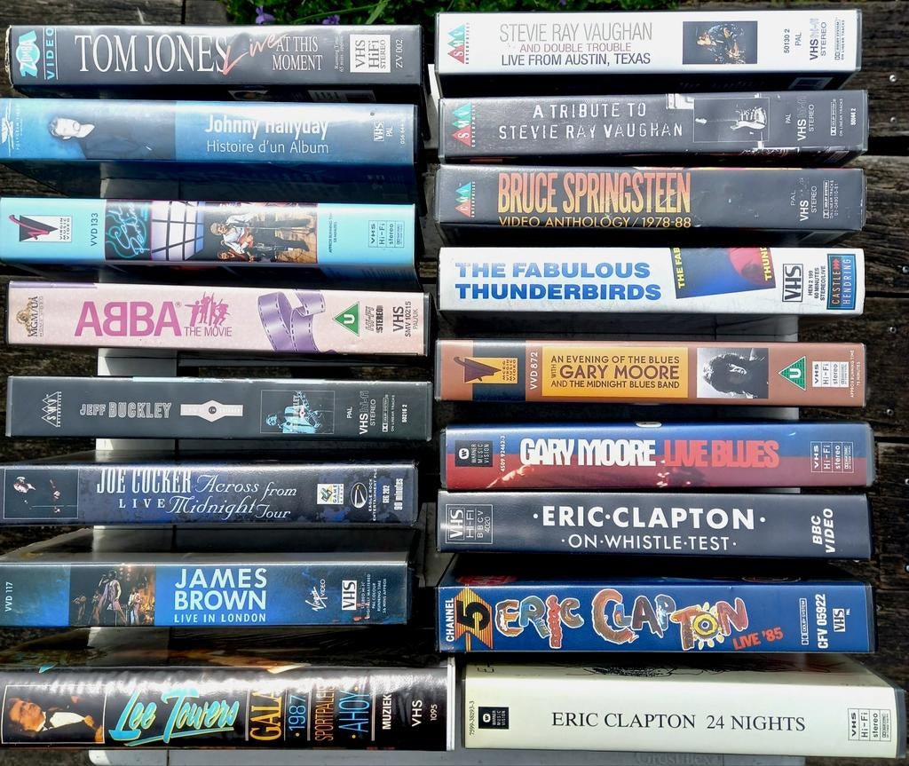 Muziek VHS videocassettes, Ophalen
