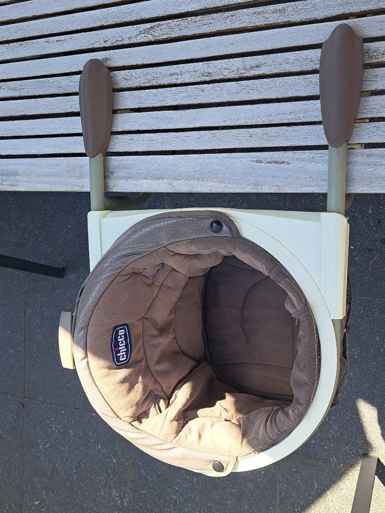 Hangstoel baby Chicco 360 draaibaar, Ophalen, Gebruikt, Hangstoel, Aanschuifbaar