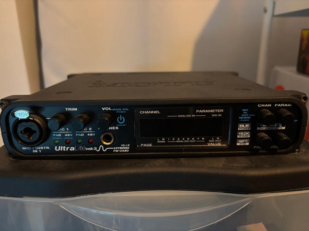 MOTU ultralite mk3 - DC coupled, Computers en Software, Geluidskaarten, Ophalen, Gebruikt