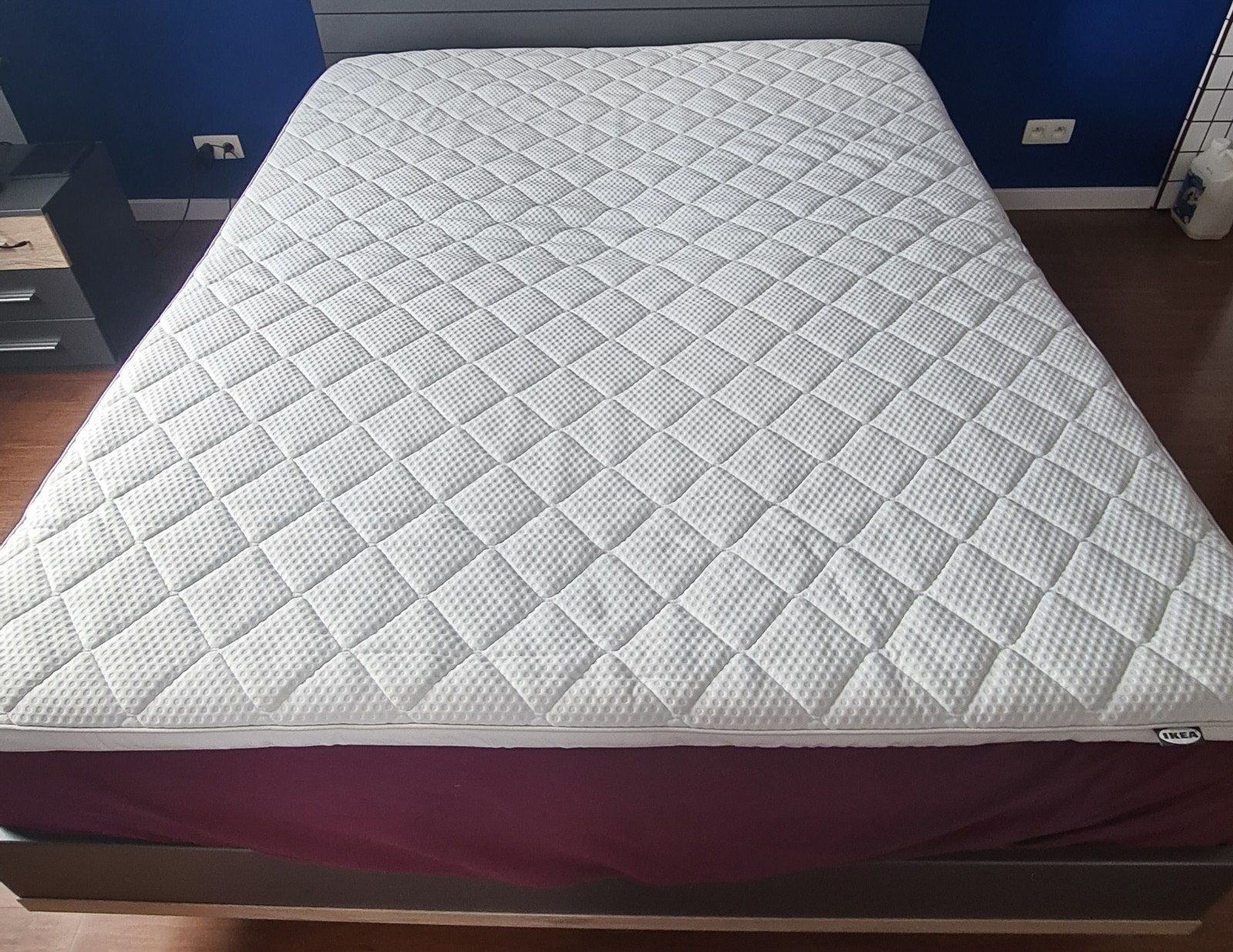 Matras Topper Ikea Nylaget 160x200, Ophalen, Tweepersoons, Zo goed als nieuw, Matras