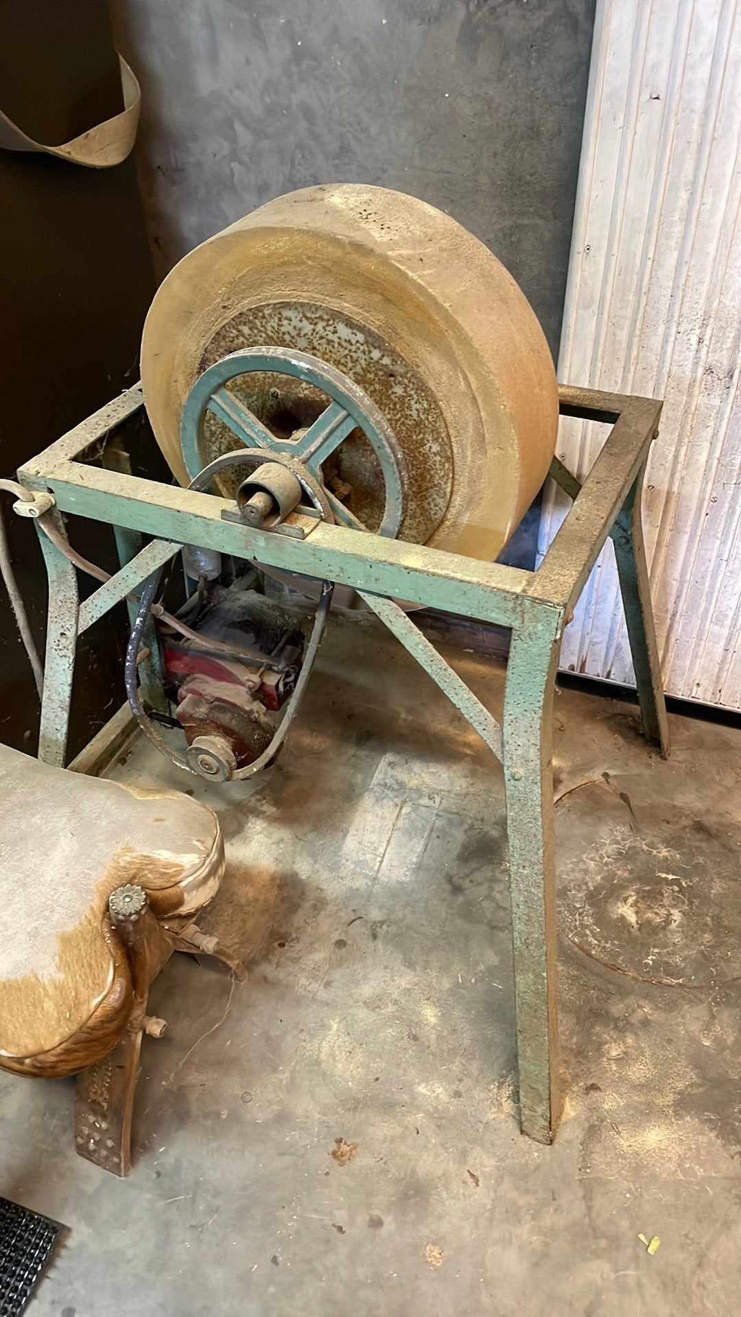 Oude slijpsteen, Doe-het-zelf en Bouw, Gereedschap | Slijpmachines, Ophalen, Gebruikt, Overige typen