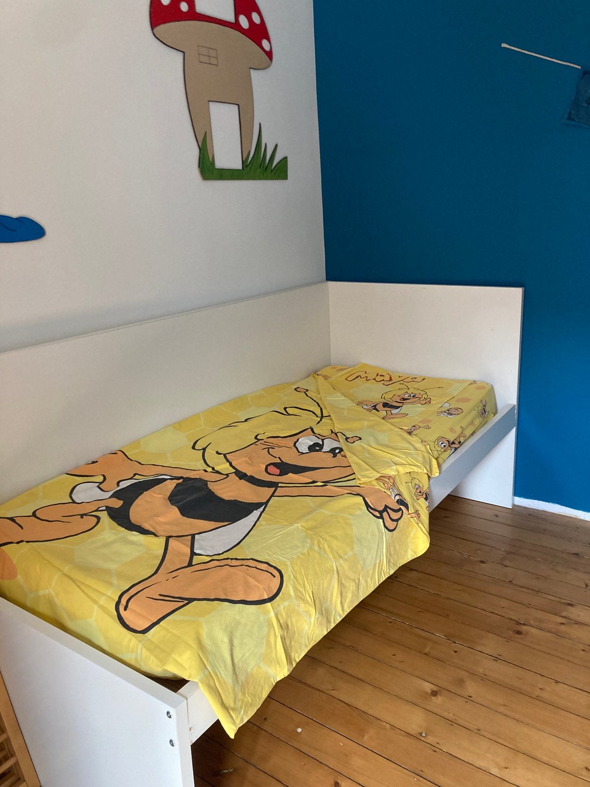Kinderbed/ 1p. bed, Enlèvement, Utilisé, 180 cm ou plus, 85 à 100 cm