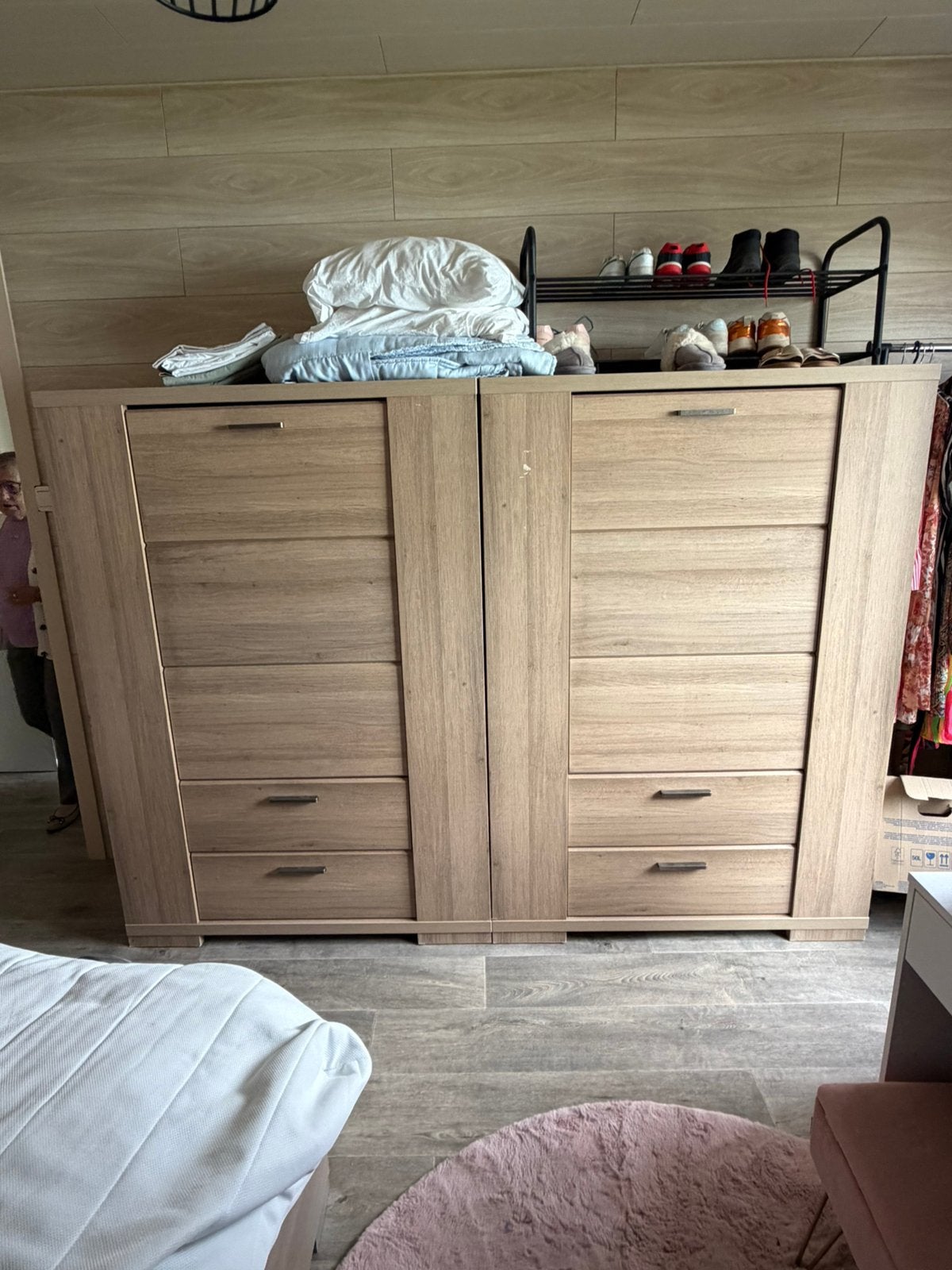 Twee kasten slaapkamer, Huis en Inrichting, Slaapkamer | Complete slaapkamers, Ophalen, Gebruikt