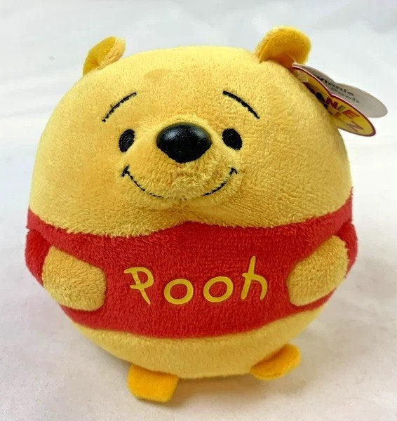 Jouet en peluche Ty Beanie Ballz Winnie l'ourson en forme de, Avec étiquette, Disney, Comme neuf, Ours