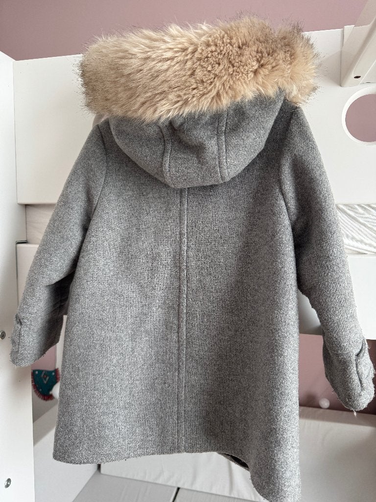 Veste fille Zara grise 116 5ans, Comme neuf, Enlèvement, Zara kids, Fille