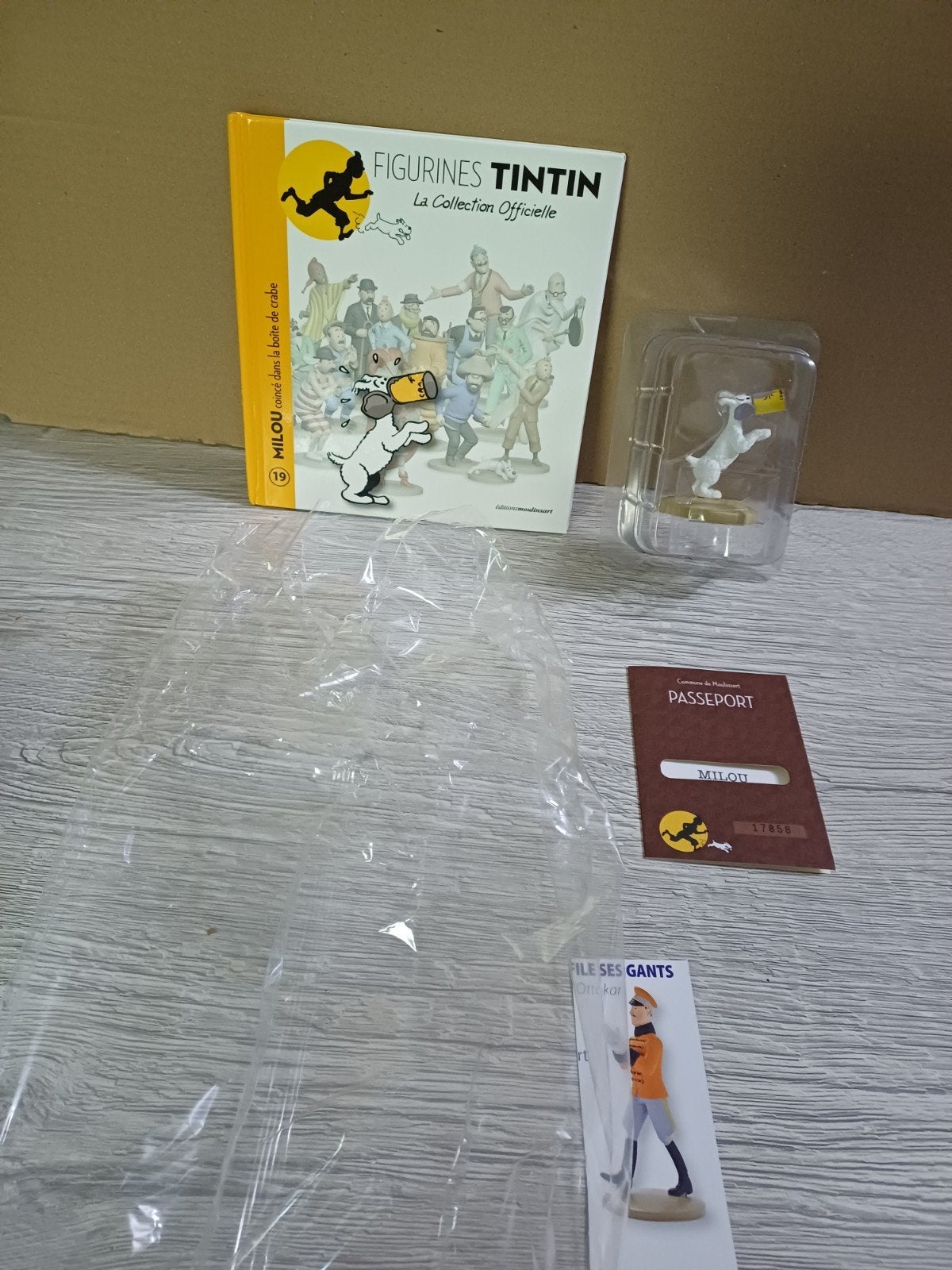 Figurine Milou 19 Tintin, Enlèvement ou Envoi, Tintin, Comme neuf, Statue ou Figurine
