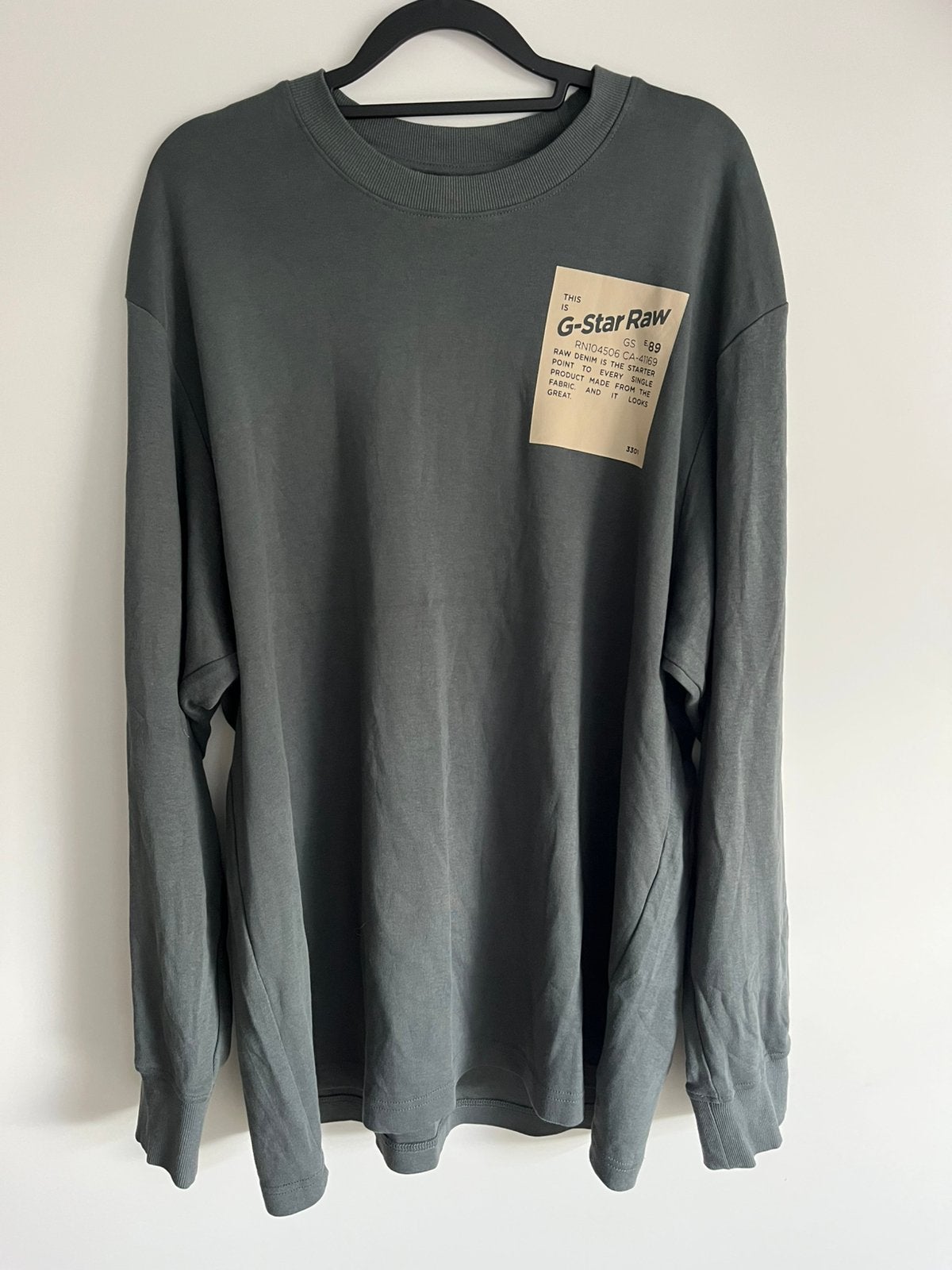 G star trui longsleeve loose fit maat XL Z.G.A.N., Ophalen of Verzenden, Zo goed als nieuw, Maat 56/58 (XL)