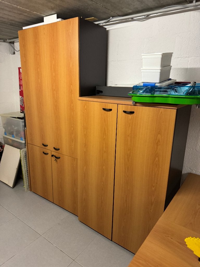 Kast met Bureau, Huis en Inrichting, Kasten | Ladekasten, Gebruikt, 200 cm of meer, 50 tot 100 cm, 75 cm of meer, 3 of 4 laden