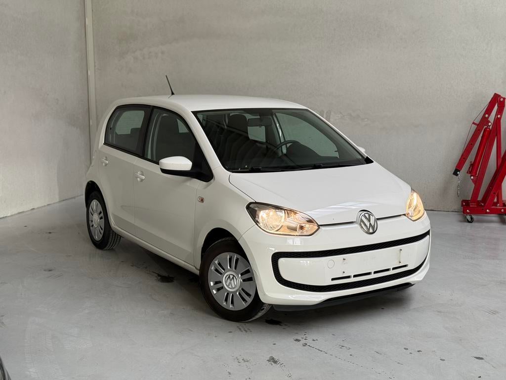 Volkswagen Up - Benzine - 1.0 MPI - Airco - Cruiscontrole, Auto's, Euro 5, Stof, Wit, Bedrijf