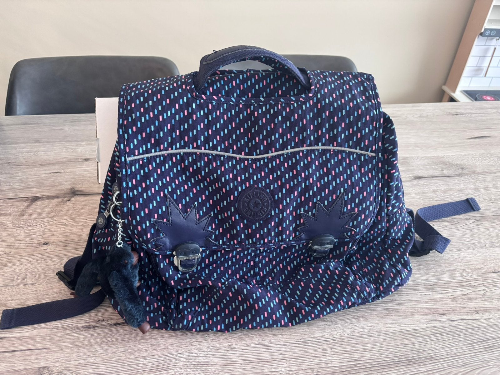 Cartable kipling tres prore, Enlèvement