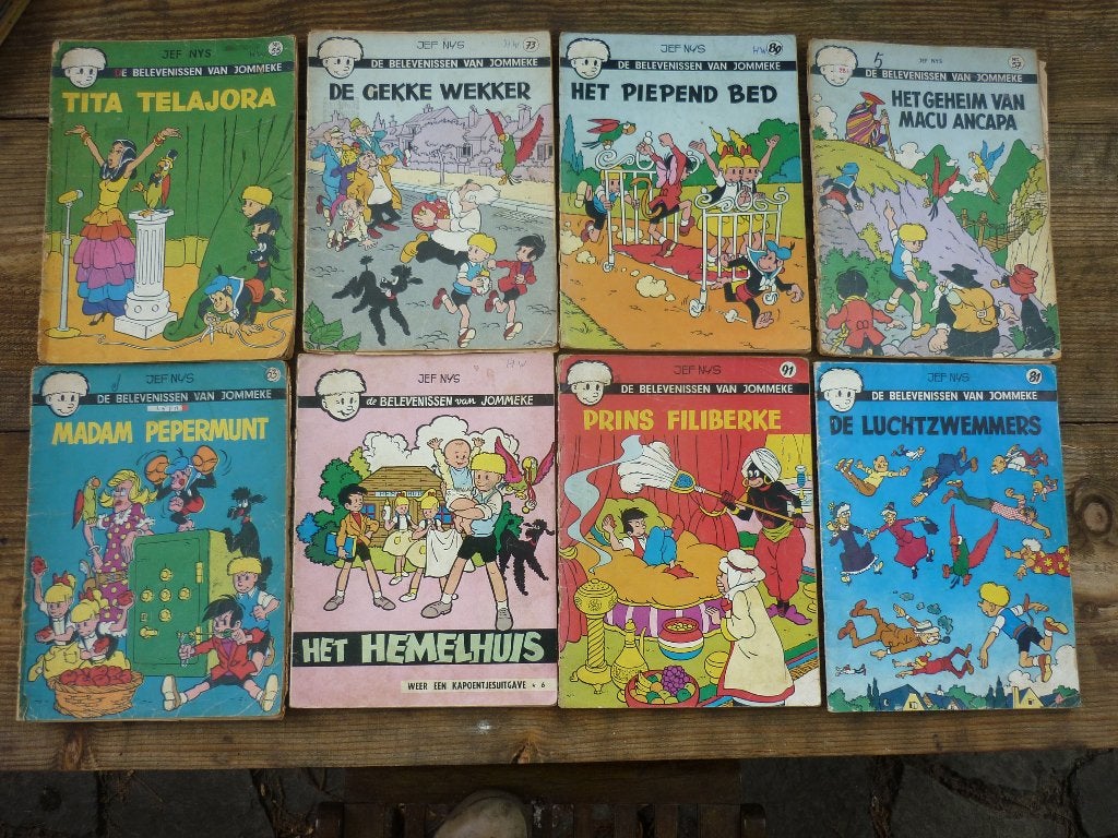 Oude Jommeke strips (1ste druk), Boeken, Strips | Comics, Gelezen, Europa, Jef Nys., Ophalen of Verzenden