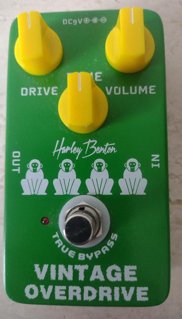Gitaarpedaaln Harley Benton Vintage Overdrive, Muziek en Instrumenten, Ophalen of Verzenden, Nieuw, Distortion, Overdrive of Fuzz