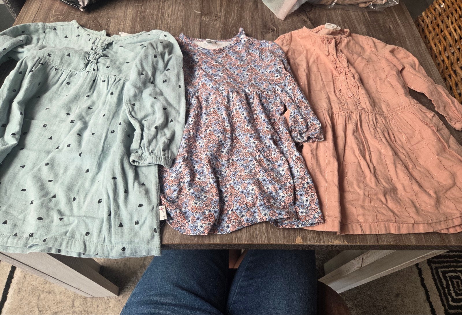 kleedjes, Kinderen en Baby's, Kinderkleding | Kinder-kledingpakketten, Ophalen, Gebruikt, Maat 92